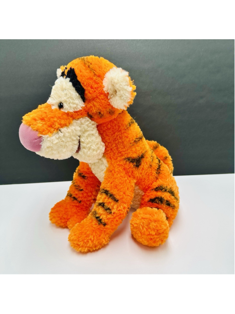 Disney Parks Tigger Plush 14” Winnie the Pooh Curly Hair Stuffed Animal - Picture 2 of 7